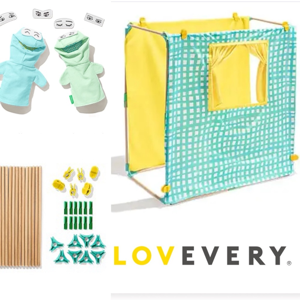 Lovevery Bundle: Puppet Theater & Fort Covers & Puppets